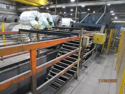 72" x .250" x 80,000 Lb Bradbury Cut-To-Length Line