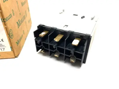 USED MOELLER ADJUSTABLE MOTOR PROTECTION TRIP BLOCK 6-10A, 80-140A