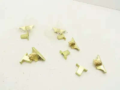 Vintage RV Cabinet Door Catch Gold 3/4" Strike Lot of 5