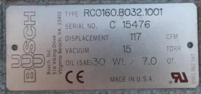 USED BUSCH RC0160