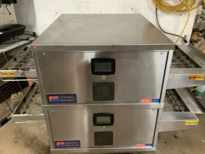 152-0789 Middleby Marshall DZ33T Electric Double Stack Conveyor Pizza Oven-2022