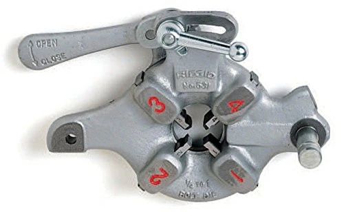 Ridgid 47645 500B 1/4 to 1 Inch Bolt Threading Die Head, Without Dies [Refurbished]