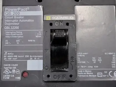 USED SQUARE D QBL32200
