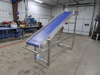 SS Incline Plastic Belt Conveyor