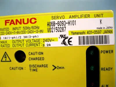 USED FANUC A06B-6093-H101 K