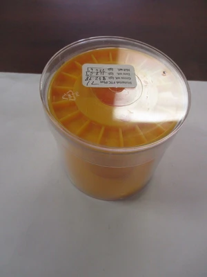 Astro Plast Used Yellow Cylindrical Barrelled Delivery Spools (QTY 11)