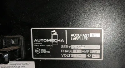 Used AutoMecha Does Not Apply Pressure Sensitive Labelers Delaware US | United Machine Co. #1564986