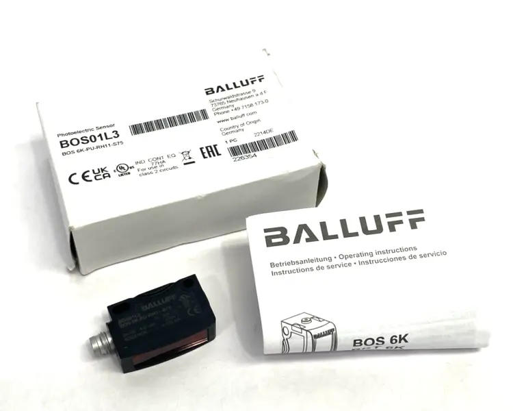 New | in-Stock Balluff Photoelectric Diffuse Sensor, 6K Series Photoelectric Sensors Michigan US | Maverick Industrial Sales #1390607