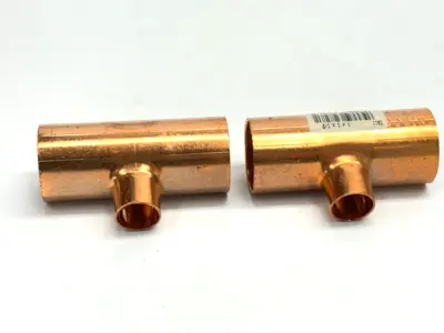 1" x 1" x 1/2" | Tee C x C x C Copper LOT OF 15 -  New Other