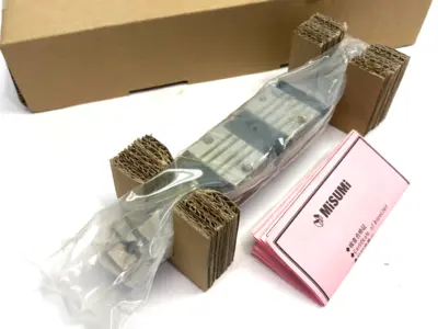 NEW MISUMI 2-BLOCK LINEAR GUIDE RAIL ASSEMBLY, STANDARD, 200MM LENGTH