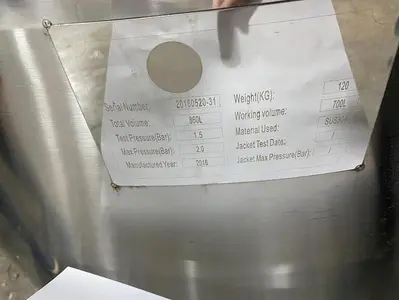 700L Stainless Steel Tank