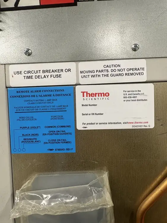 Used Thermo Scientific Revco ExF Series Ultra-Low Temperature Freezers Texas US | PT Medical Technologies #1458648