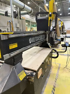2017 MULTICAM 5-204-R-PF Used 3 Axis CNC Routers | PlastiMach Corp (6)