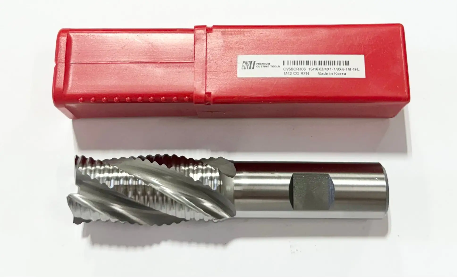 ProCut 15/16" Cobalt Roughing End Mill 4 Flute Coarse