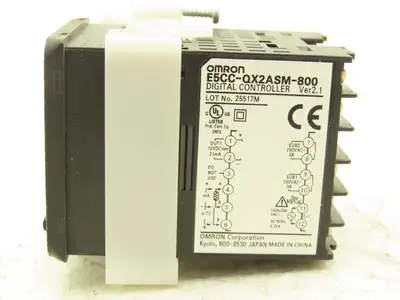Omron E5CC-QX2ASM-800 Digital Temperature Controller 250VAC Ver 2.1 Lot of 6