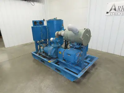 Quincy QSVI40ANN3 Rotary Screw Vacuum Pump 230/460V 40Hp Air Compressor 6456h