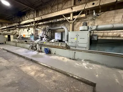 24" SWING x 372" LONG (31' CAPACITY) CINCINNATI CYLINDRICAL GRINDER / POLISHING MACHINE: YOBRO #24067