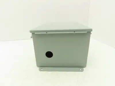 Hoffman A-10086CH Electrical Enclosure JIC Switch Panel Box 10x8x6" Wall Mount
