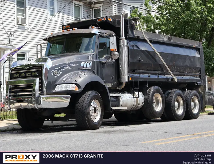 Used 2006 MACK CT713 GRANITE Dump trucks Pennsylvania US | Proxy Equipment #1378357