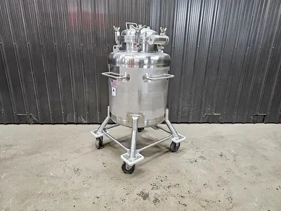 Used 66 Gallon Tank (Vessel), 316 Stainless Steel, Full Vacuum