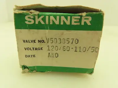 Honeywell Skinner V5D38570 Solenoid Valve 3-Way NC 120V 75 PSI 1/4" NPT