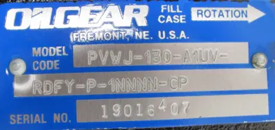 NEW OILGEAR PVWJ-130-A1UV-RDFY-P-1NNNN-CP PISTON PUMP PVWJ130A1UVRDFYP1NNNNCP