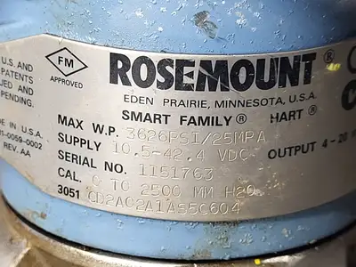USED ROSEMOUNT 3051CD2A02A1AS5C604