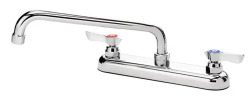 Krowne 13-810L Deck Mount Faucet - 10" Swing Spout, 8" Centers