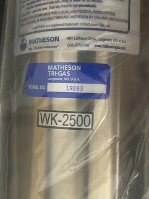 Matheson WK-2500 White Knight Nanochem Gas Purifiers