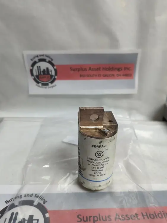 Used FERRAZ A075ARF670C1G Miscellaneous Equipment (Electrical & Power) | Surplus Asset Holdings #1197997