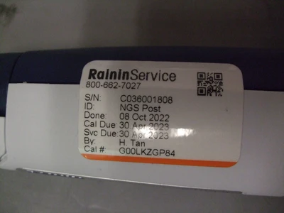 USED RAININ E4 XLS
