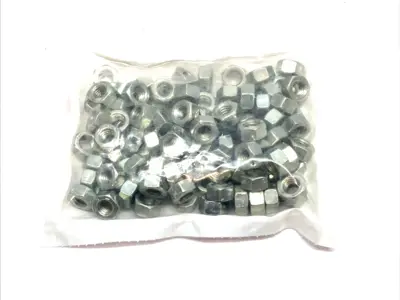 5/16-18 | Finished Hex Nut Steel Zinc Coarse Thread PKG OF 100 - New