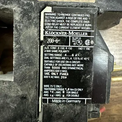 USED MOELLER Z006