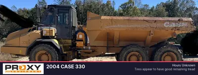 Used 2004 CASE 330 Articulated Dump Trucks North Carolina US | Proxy Equipment #1379593