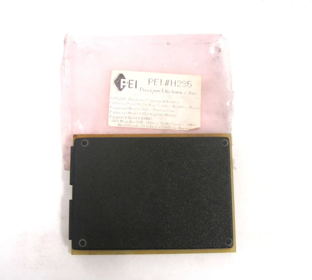 PRECISION ELECTRONICS IN H235-11053 ISO AMPLIFIER MODULE