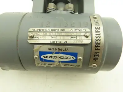 Valvtechnologies V8C1-SW-ST-L015-000CY-001 Ball Valve 1-1/2" Socket Weld