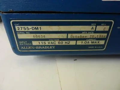 USED ALLEN BRADLEY 2755-DM1 SER A