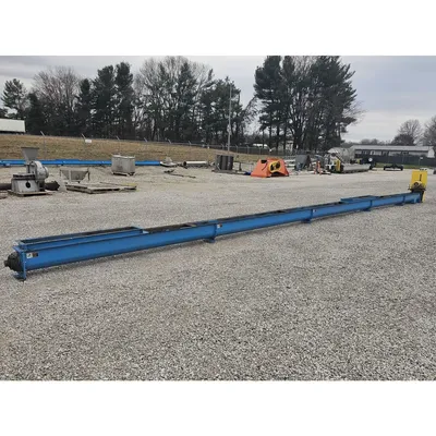 Used Orthman Conveying Systems Industrial Screw Auger Conveyor 9" Dia. X 42'L