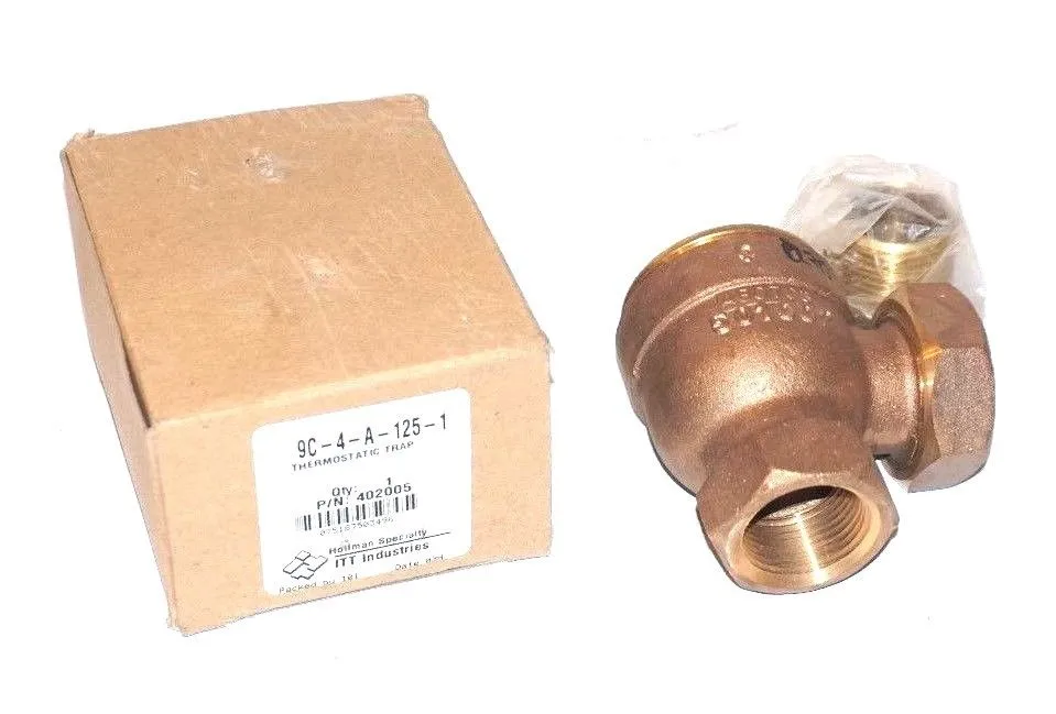 NEW ITT 9C-4-A-125-1 THERMOSTATIC TRAP 9C4A1251