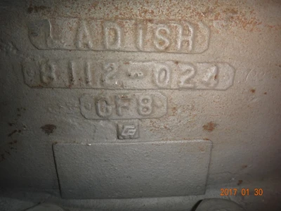 Ladish 10", Class 150, CF8, Gate Valve