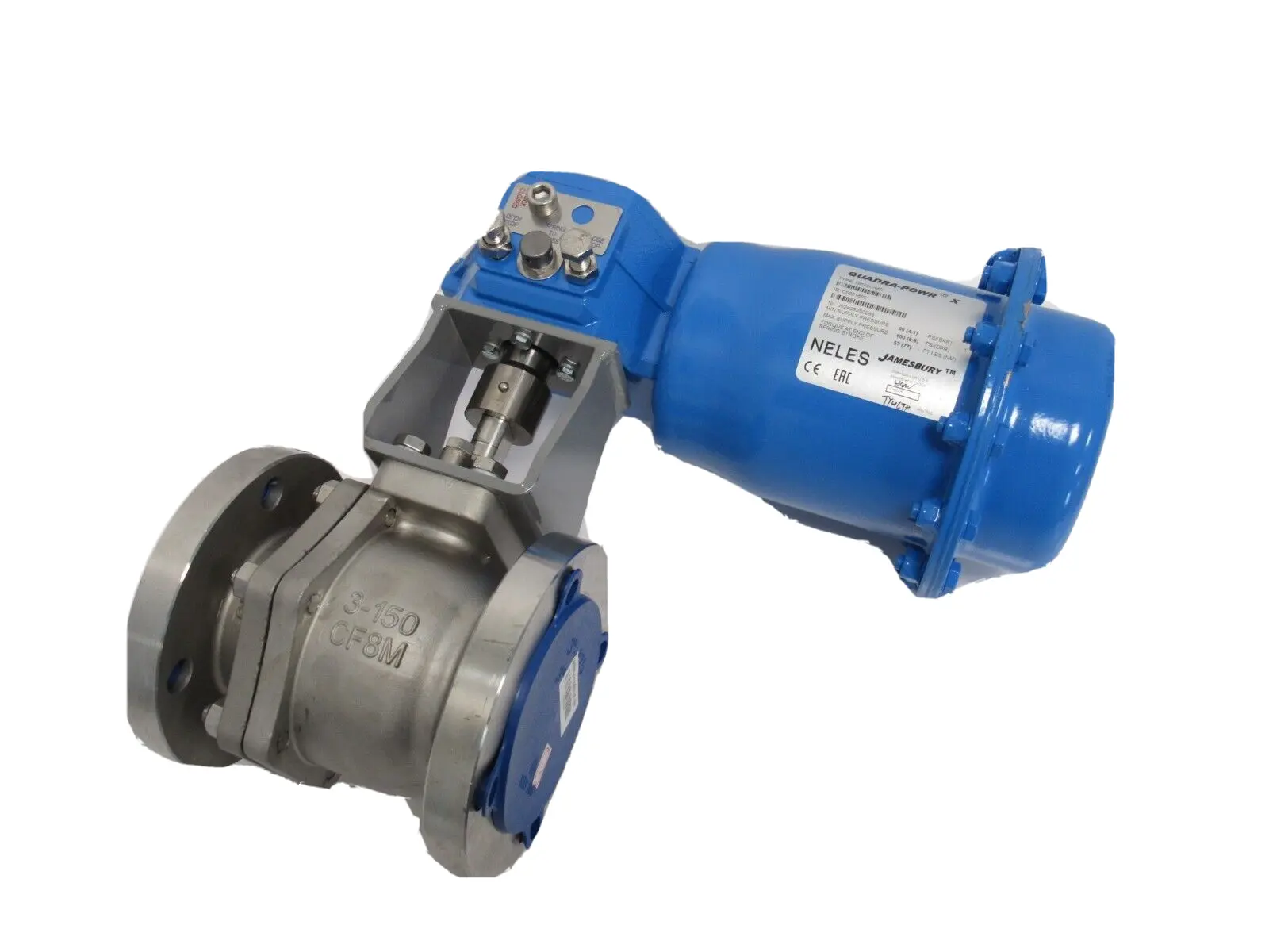 NEW JAMESBURY QPX2C/MC ACTUATOR VALVE 3" F15 QPX2CMC