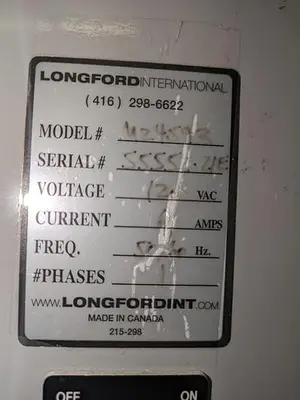 USED 2016 LONGFORD C700W12-310SM