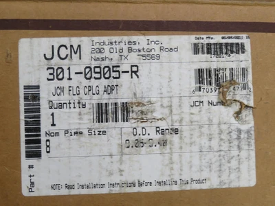 New | in-Stock JCM _UNKNOWN_ Valves/Fittings | OCO Industrial #1641968