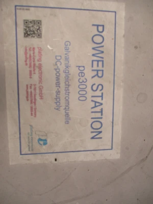 2500 Amp., 6 VDC, 480 VAC, Plating Electronic GMBH, power stations PE 3000, plating power supply