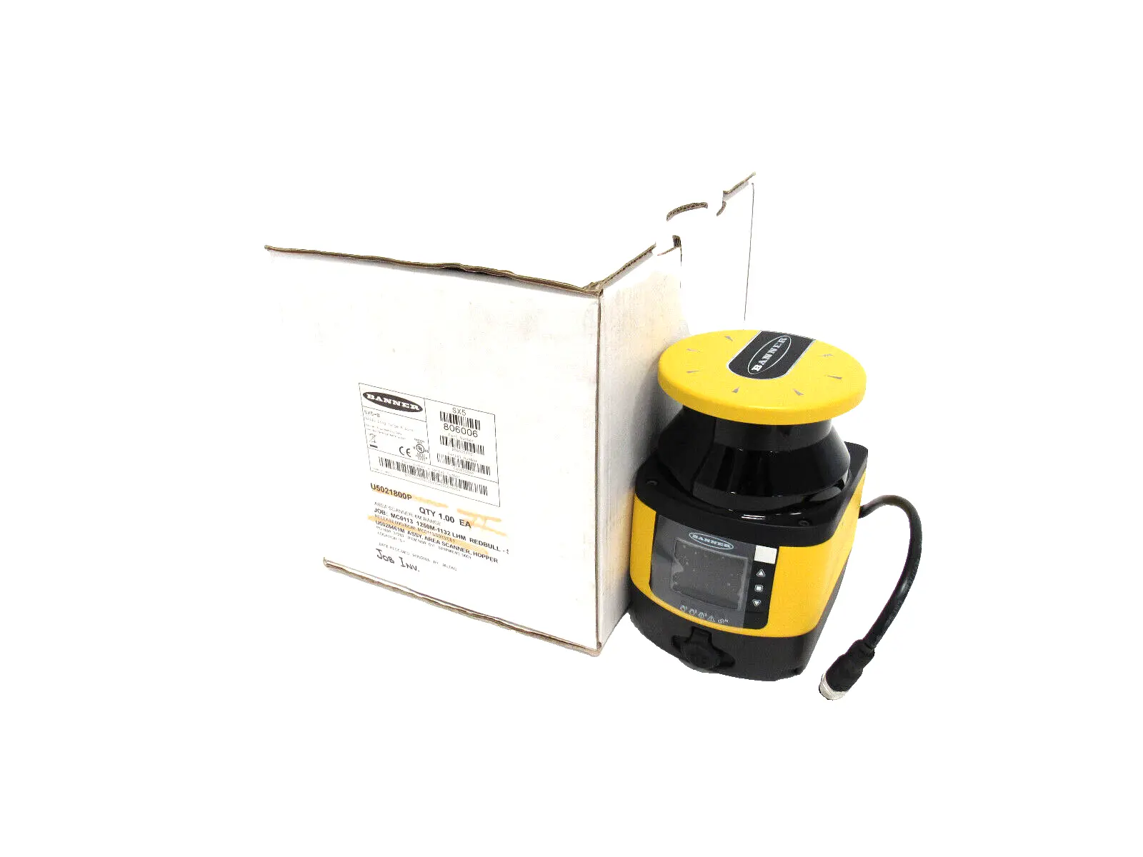 NEW BANNER SX5-B SAFETY LASER SCANNER 806006 958005110