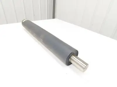 4"Dia x 28" Crowned Pulley for Belt Conveyor 1-13/16" Welded Shaft XPU0428WELDIN