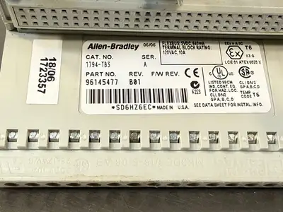 Allen-Bradley 1794-TB3 /A Rev B01 96145477 (4.1.3)