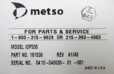 NEW VALMET METSO IOP335 COUNTER TIMER MODULE 181536