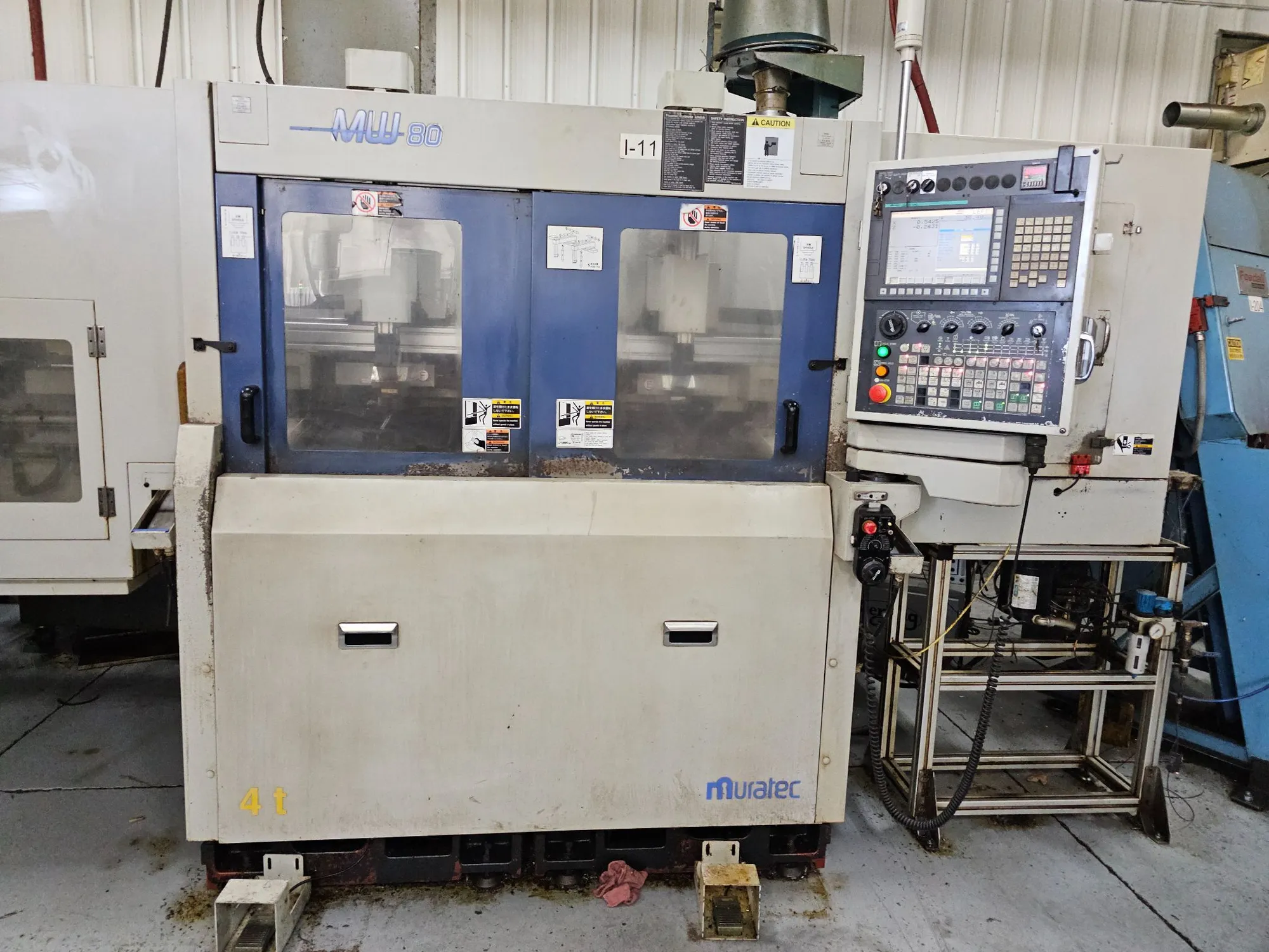 2016 MURATEC MW-80 Twin Spindle-Twin Gantry Loaders (2) Machine Twin Spindle Twin Gantry Loader Cells Loaded with Optional Part Bowl Feeder and Integral Turn-Around Stations with Parts Unloader Conveyor and Inspection Station Options Installed.