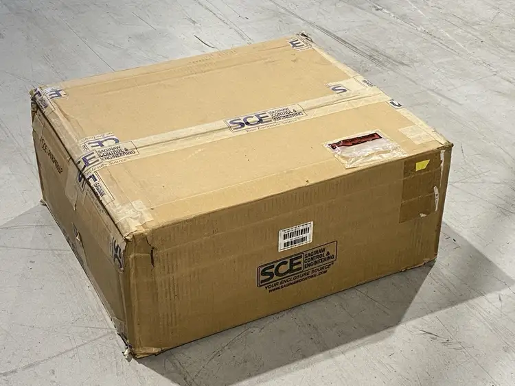 New | in-Stock Saginaw Control & Engineering Wall Mount Enclosure 24"x24"x10" Electrical Boxes Michigan US | Maverick Industrial Sales #1390756